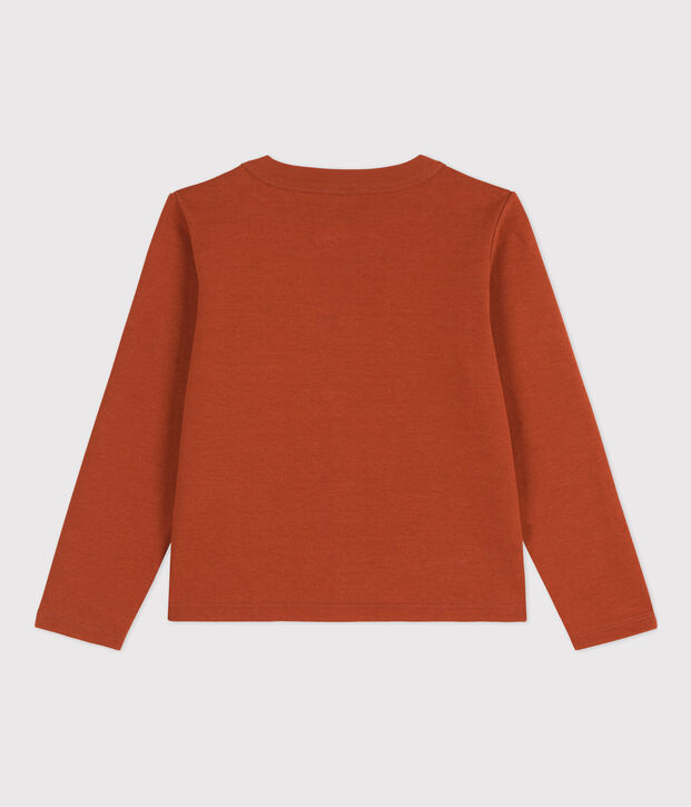 Girls' Cotton Cardigan brown