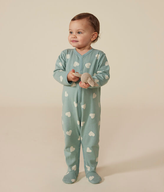 Babies' Heart Patterned Cotton Pyjamas PAUL /AVALANCHE