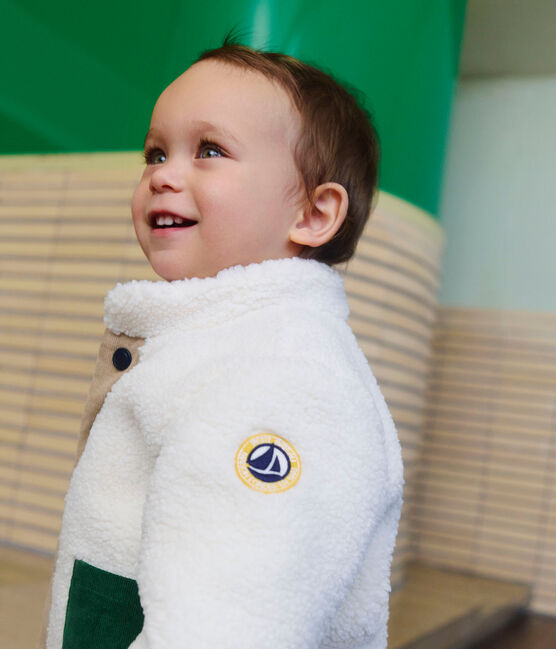 Baby sherpa coat MILK /MULTICO