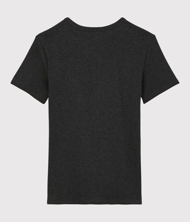 Women's Iconic V-Neck Cotton T-Shirt grey