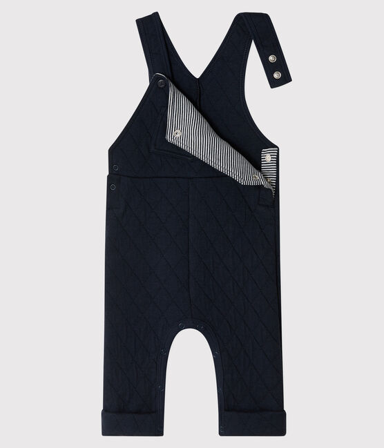 Baby boy's long dungarees SMOKING blue