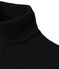 Women's plain polo neck NOIR black
