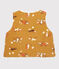 Babies' Reversible Gilet TOPAZE yellow/MULTICO