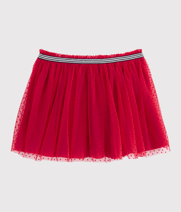 Girls' Tulle Skirt red