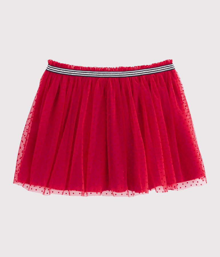 Girls' Tulle Skirt red