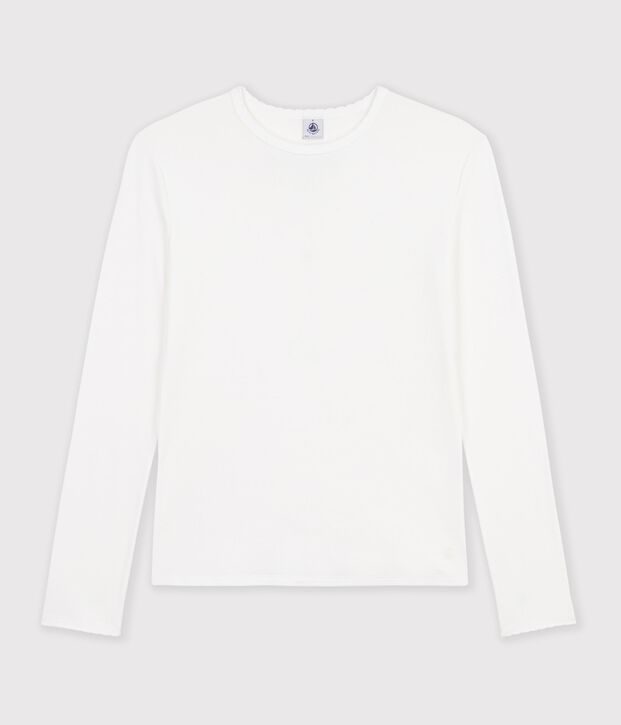 Women's Iconic Cocotte Stitch Cotton T-Shirt white