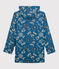 Iconic Recycled Fabric and Organic Cotton Raincoat BRASIER blue