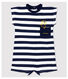Baby Boys' Stripy Jersey Playsuit