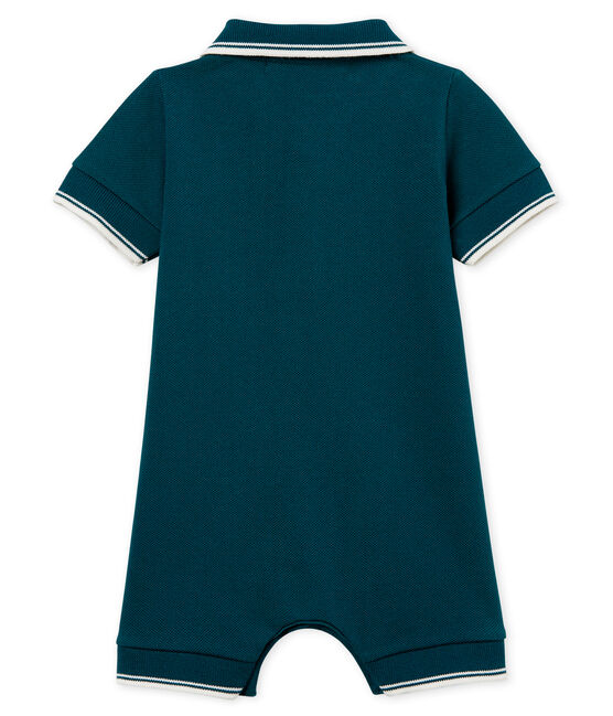 Baby boys' polo shirt Shortie PINEDE green
