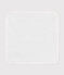 Stripy cotton and terry baby wipes MARSHMALLOW white/SMOKING blue
