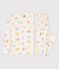 Unisex Snugfit Paris Print Cotton Pyjamas MARSHMALLOW white/MULTICO white