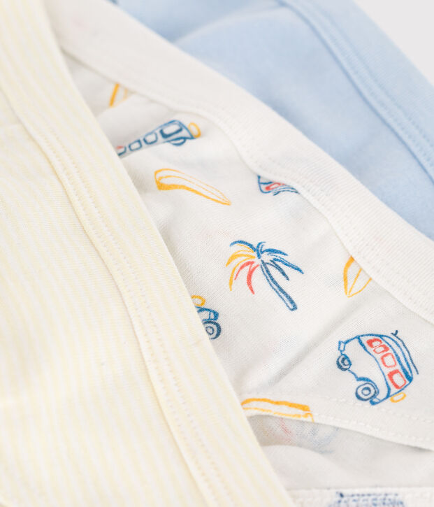 Children's van print cotton briefs - 3-Pack multicolor