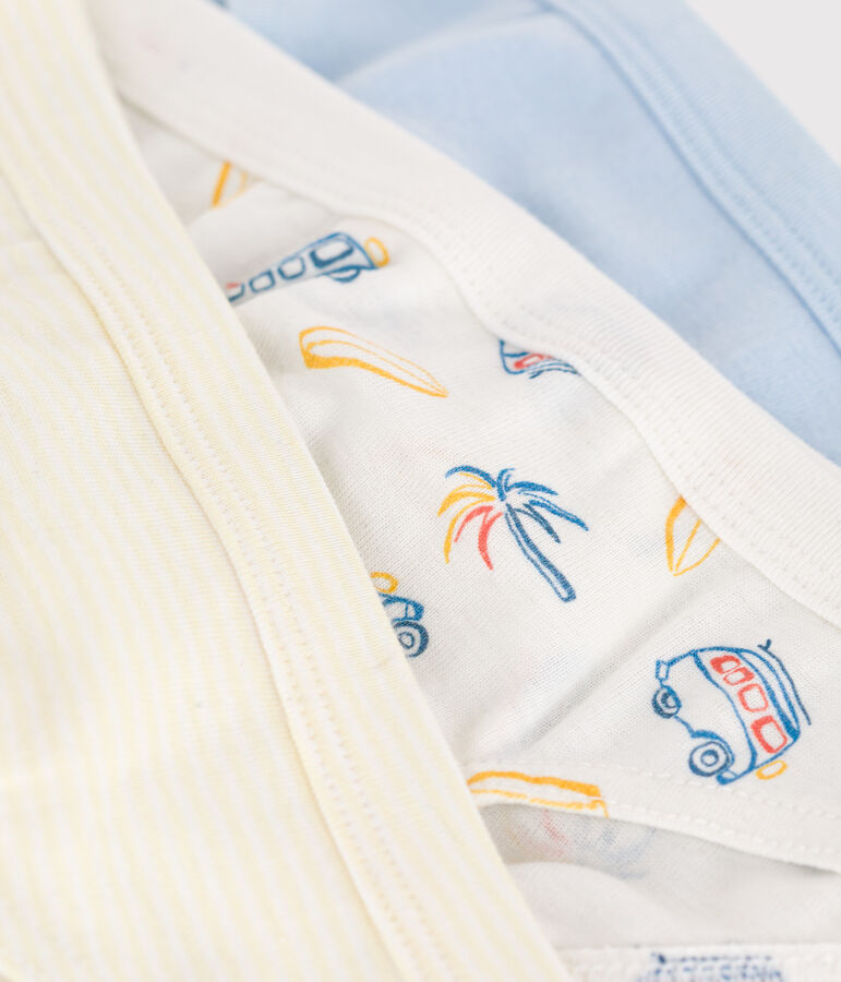 Children's van print cotton briefs - 3-Pack multicolor