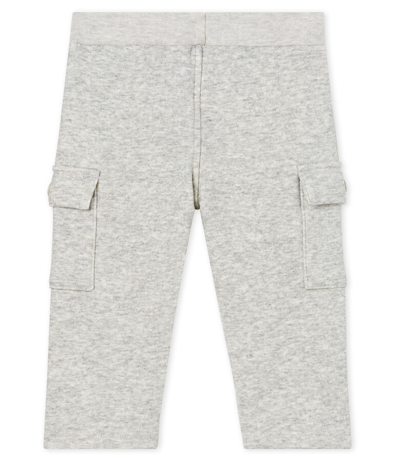 Baby Boys' Velour Knit Trousers grey