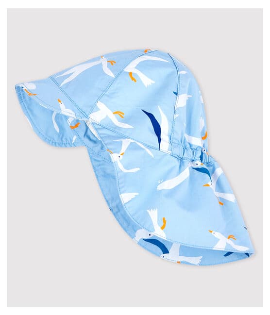 Baby Boys' Sun Hat with Gull Print JASMIN blue/MULTICO white