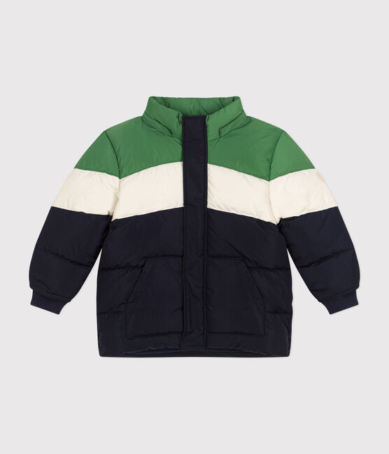 Boys' puffer jacket SMOKING blue/MULTICO white
