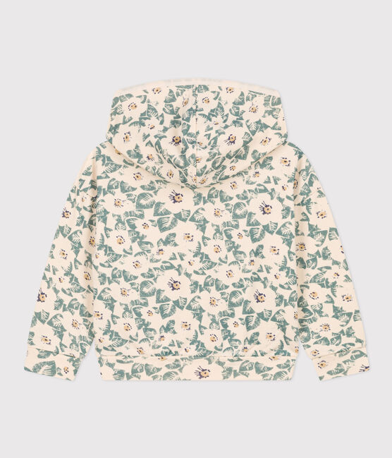  Girls' fleece hoodie AVALANCHE+POLOCHON /MULTICO