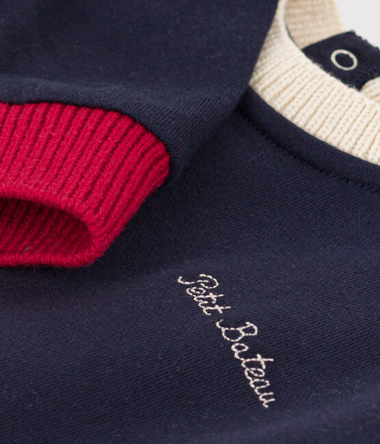 Babies' Fleece Sweatshirt SMOKING blue