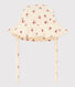 Babies' Floral Cotton Gauze Sun Hat