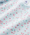 Girl's terry velour nightshirt VIENNE pink/BOCAL blue/MULTICO