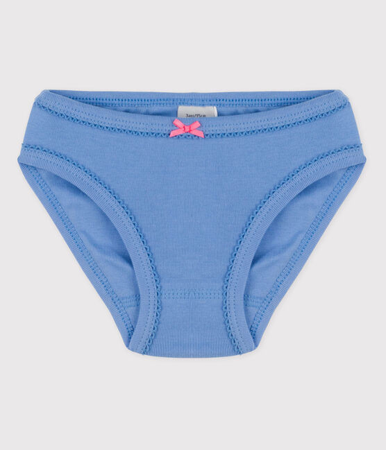 Girls' Cotton Briefs EDNA blue