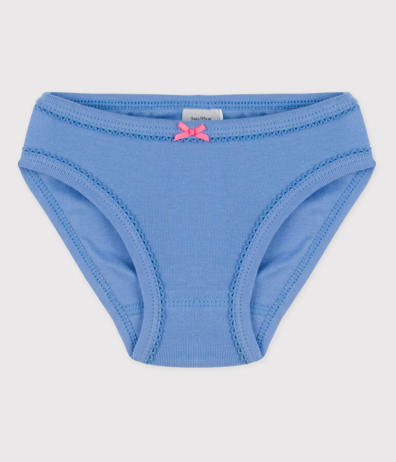Girls' Cotton Briefs blue