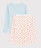 Girls' Floral Print Long-Sleeved Organic Cotton T-Shirts - 2-Pack variante 1