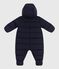 Babies' polyester snowsuit SMOKING blue