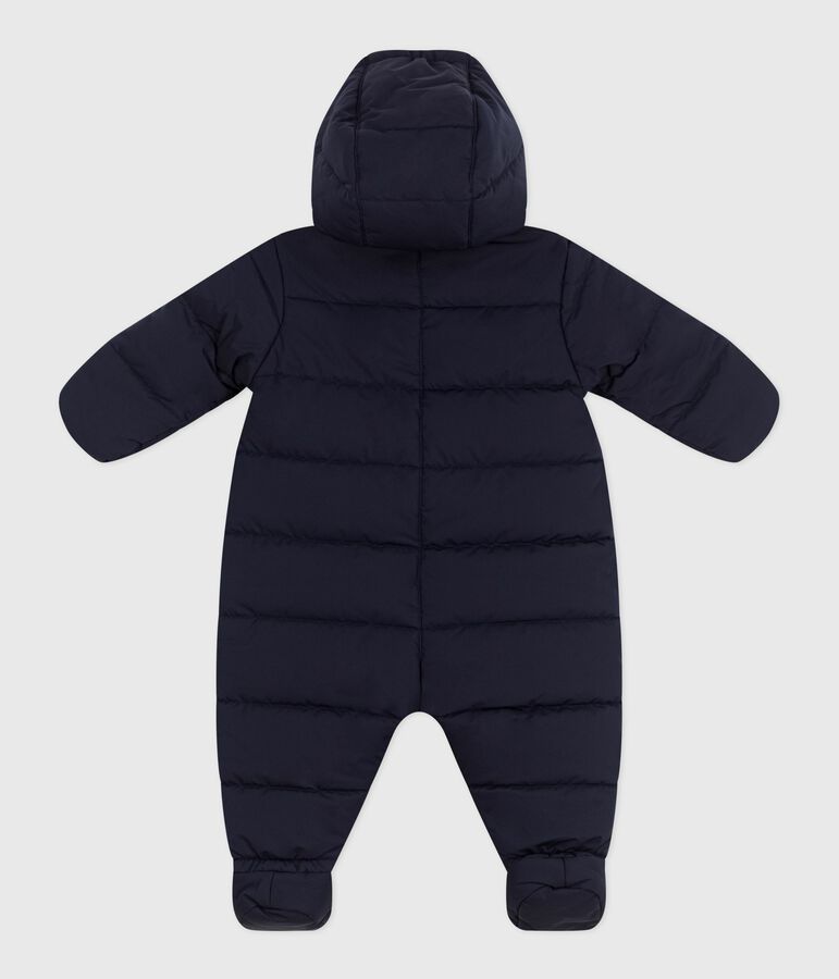 Babies' polyester snowsuit blue