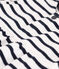 Babies' Long-Sleeved Thick Stripy Jersey Breton Dress MARSHMALLOW white/SMOKING blue