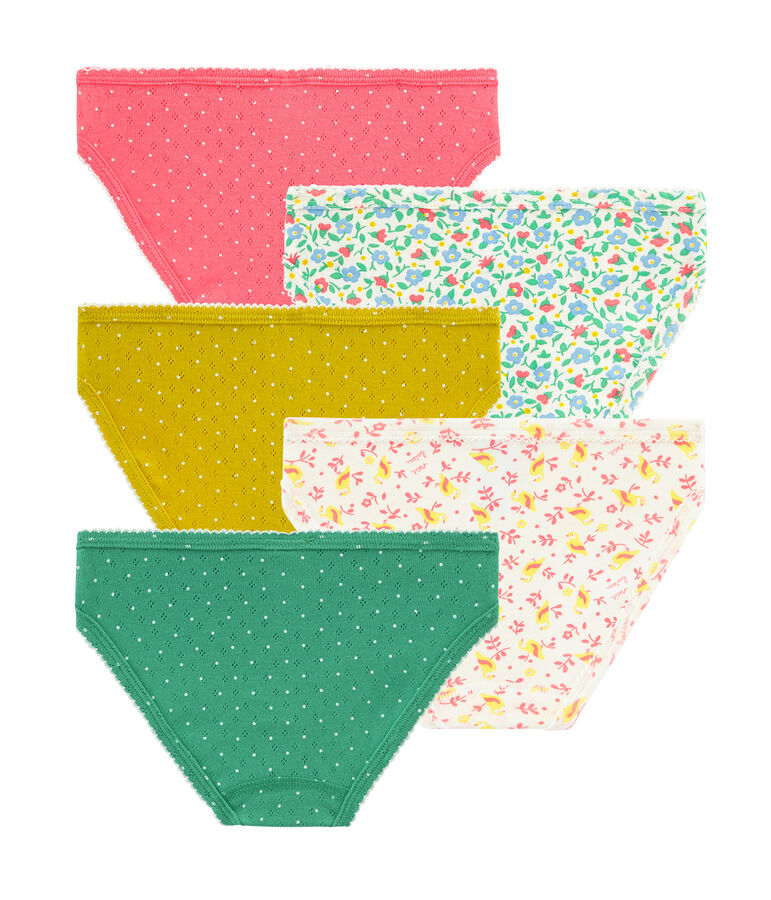 Girls' pants - Set of 5 multicolor