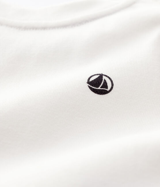 Babies' Cotton T-Shirt MARSHMALLOW white