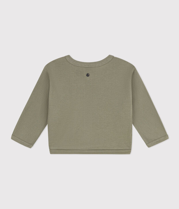 Babies' Cotton Cardigan green