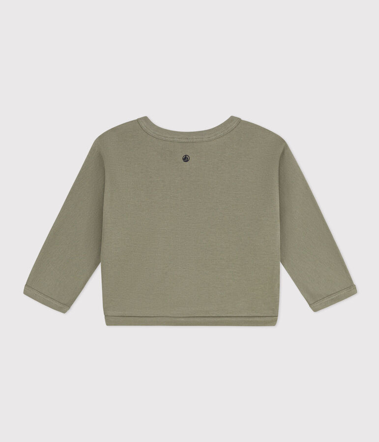 Babies' Cotton Cardigan green