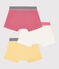 Boys' Cotton Petit Bateau X Snoopy Boxer Shorts - 3-Pack variante 1