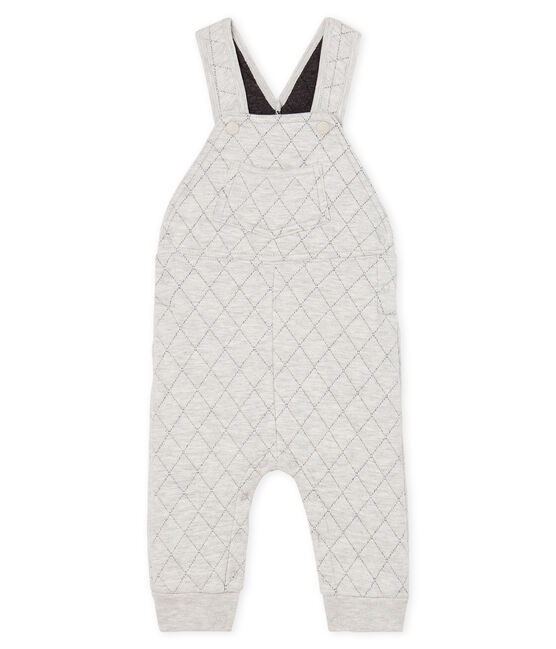 Baby Boys Long Quilted Tube Knit Dungarees Petit Bateau