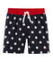 Boys' Beach Shorts SMOKING blue/MARSHMALLOW white
