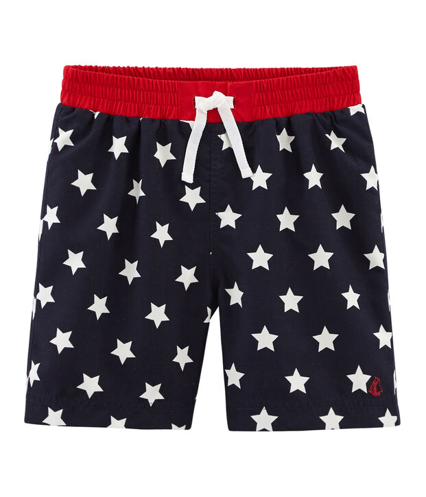 Boys' Beach Shorts blue/white