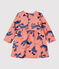 Babies' Fleece Animal Print Dress PAPAYE pink/MULTICO