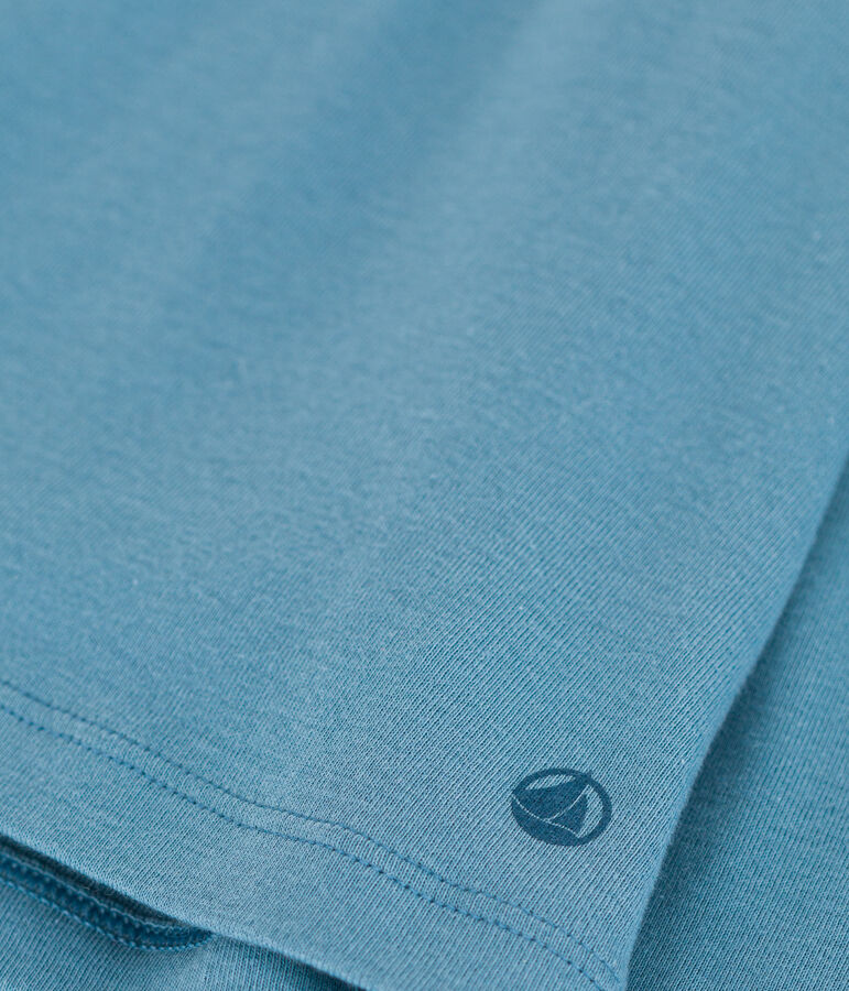 Girls' cotton blouse blue