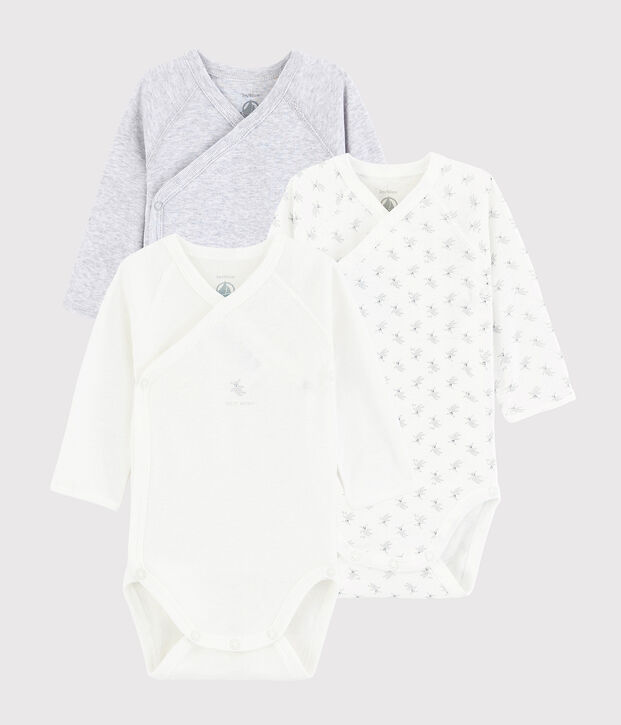 Babies' Long-Sleeved Bodysuit - 3-Piece Set multicolor