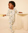 Babies' Floral Print Cotton Pyjamas AVALANCHE white/MULTICO