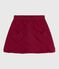 Children's plain cotton skirt AMARANTE