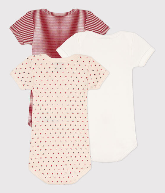 Babies' Short-Sleeved Cotton Bodysuits - 3-Pack variante 1