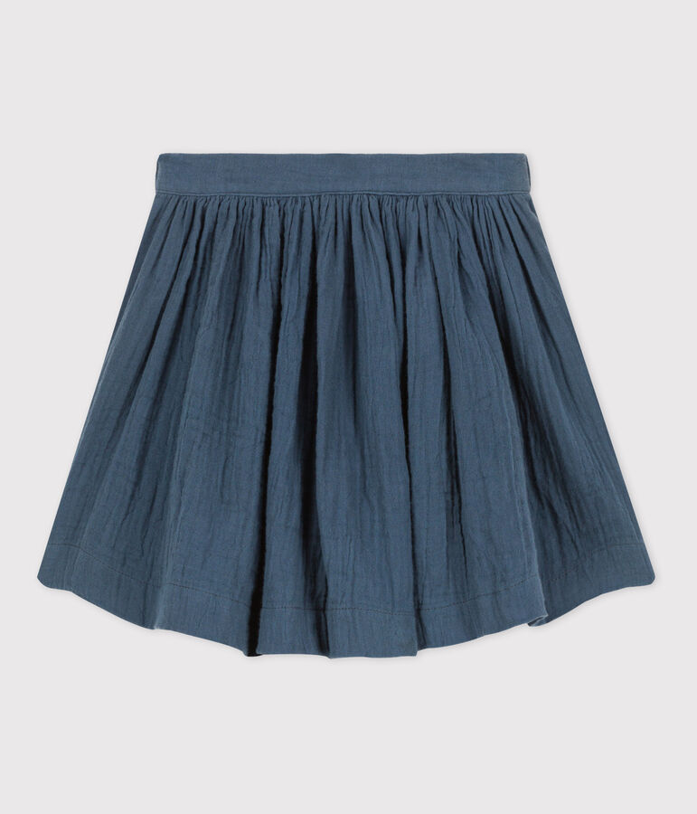 Girls' Cotton Gauze Skirt grey