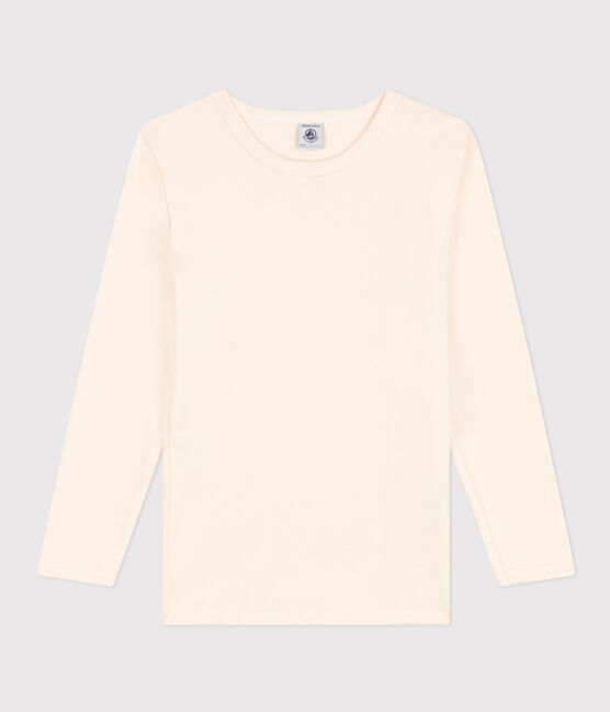Long-sleeved cotton T-Shirt AVALANCHE Ecru