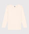 Long-sleeved cotton T-Shirt AVALANCHE Ecru