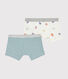 Boys' Monkey Print Boxer Shorts - 2-Piece Set