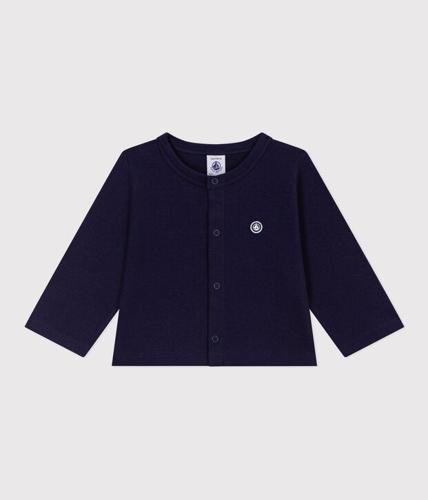 Babies' plain cotton cardigan SOIR