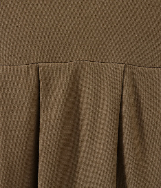 Dress inspired by the polo SHITAKE brown